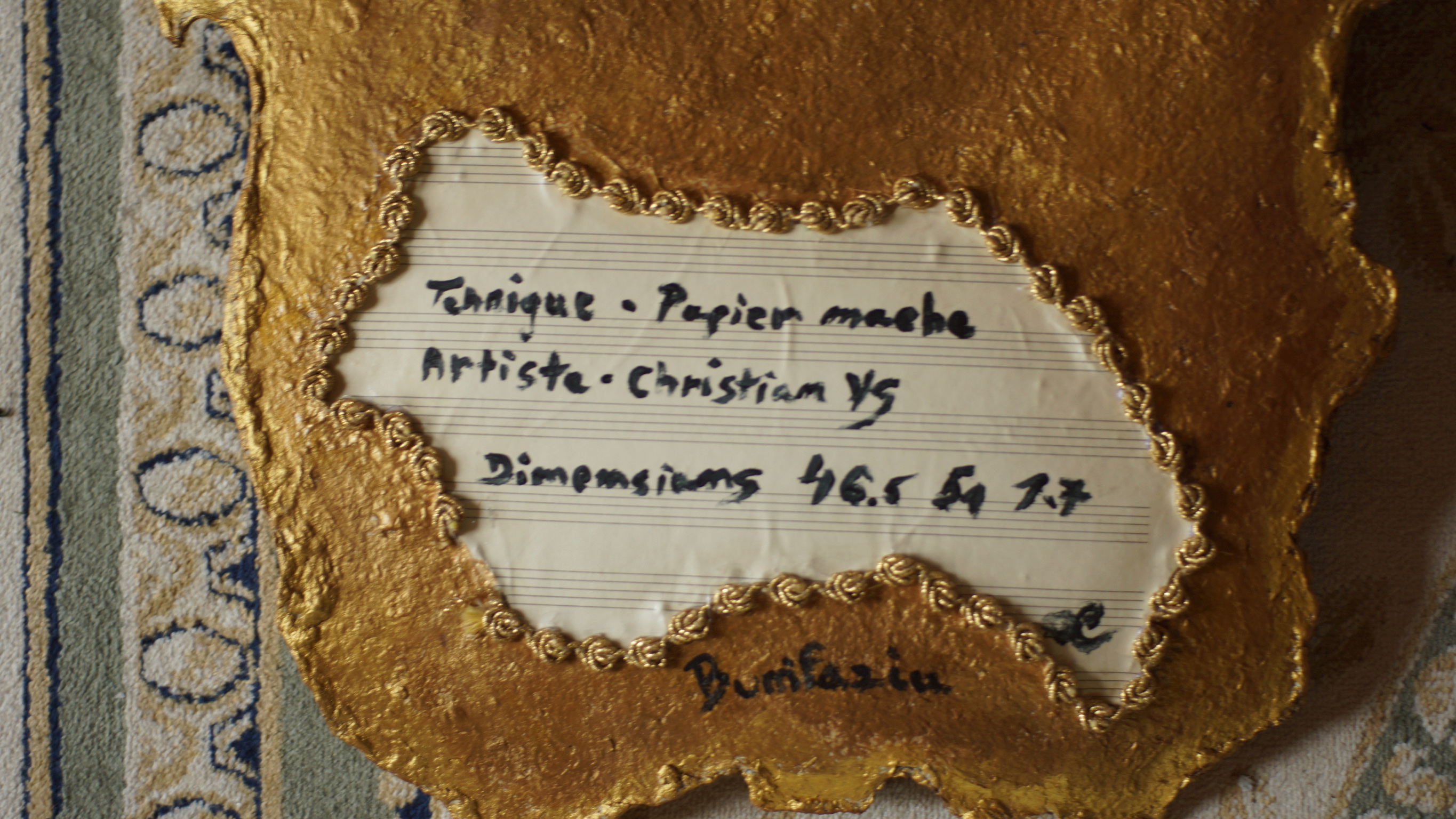 Decorațiuni Handmade Papier Maché – Decoratiuni de perete – DuneWalls Vladimir Stanescu materiale Novacolor