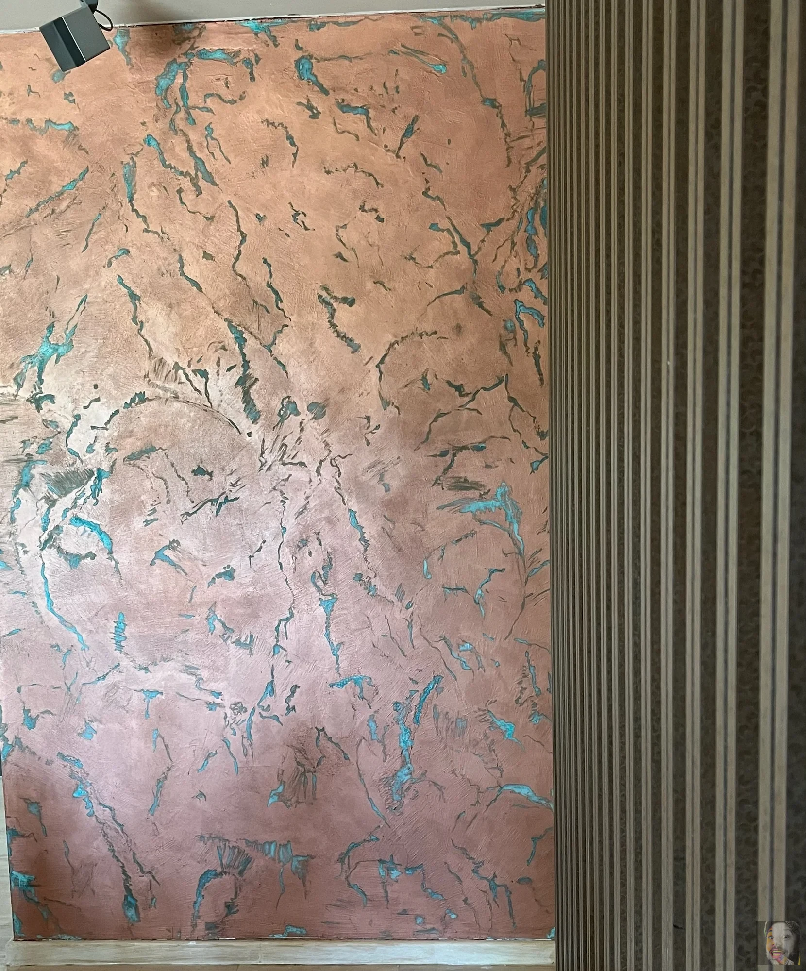 Vopsea Efect Oxidare ironic & Verderame – DuneWalls Vladimir Stanescu materiale Novacolor