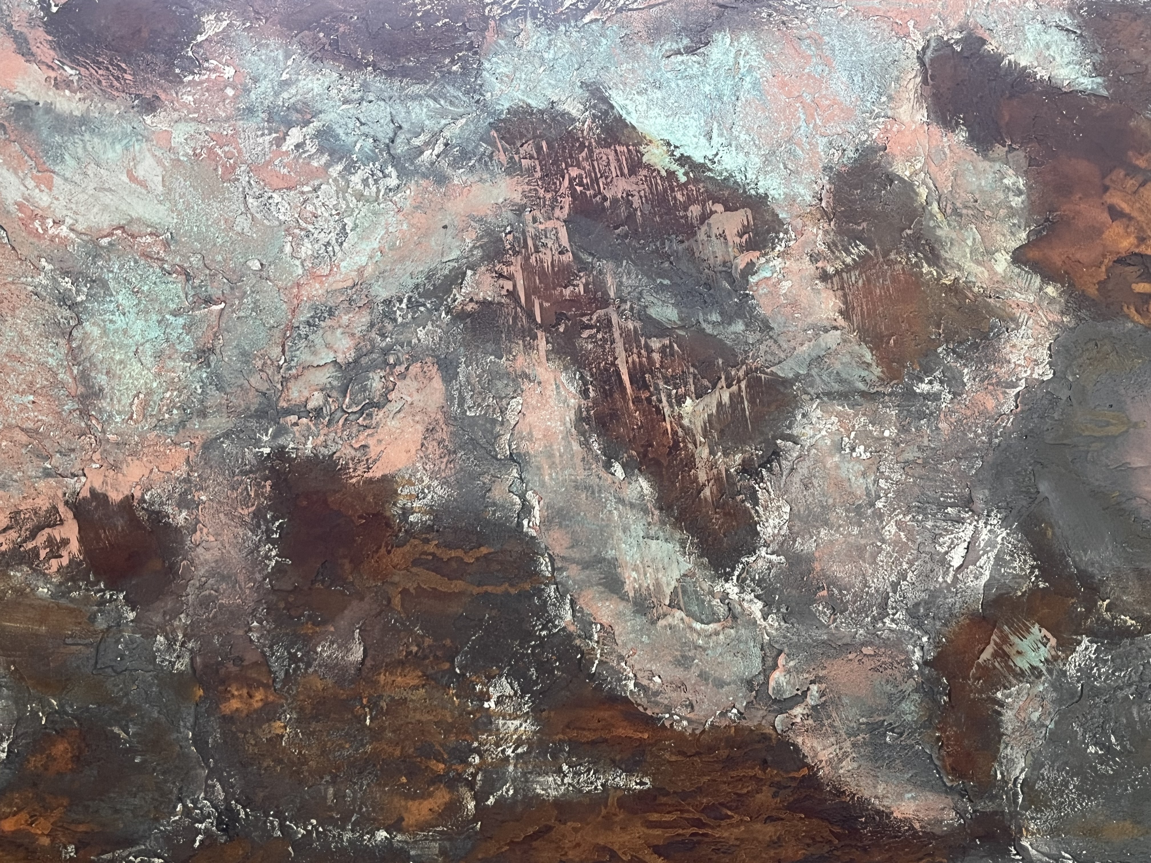Vopsea Efect Oxidare ironic & Verderame – DuneWalls Vladimir Stanescu materiale Novacolor