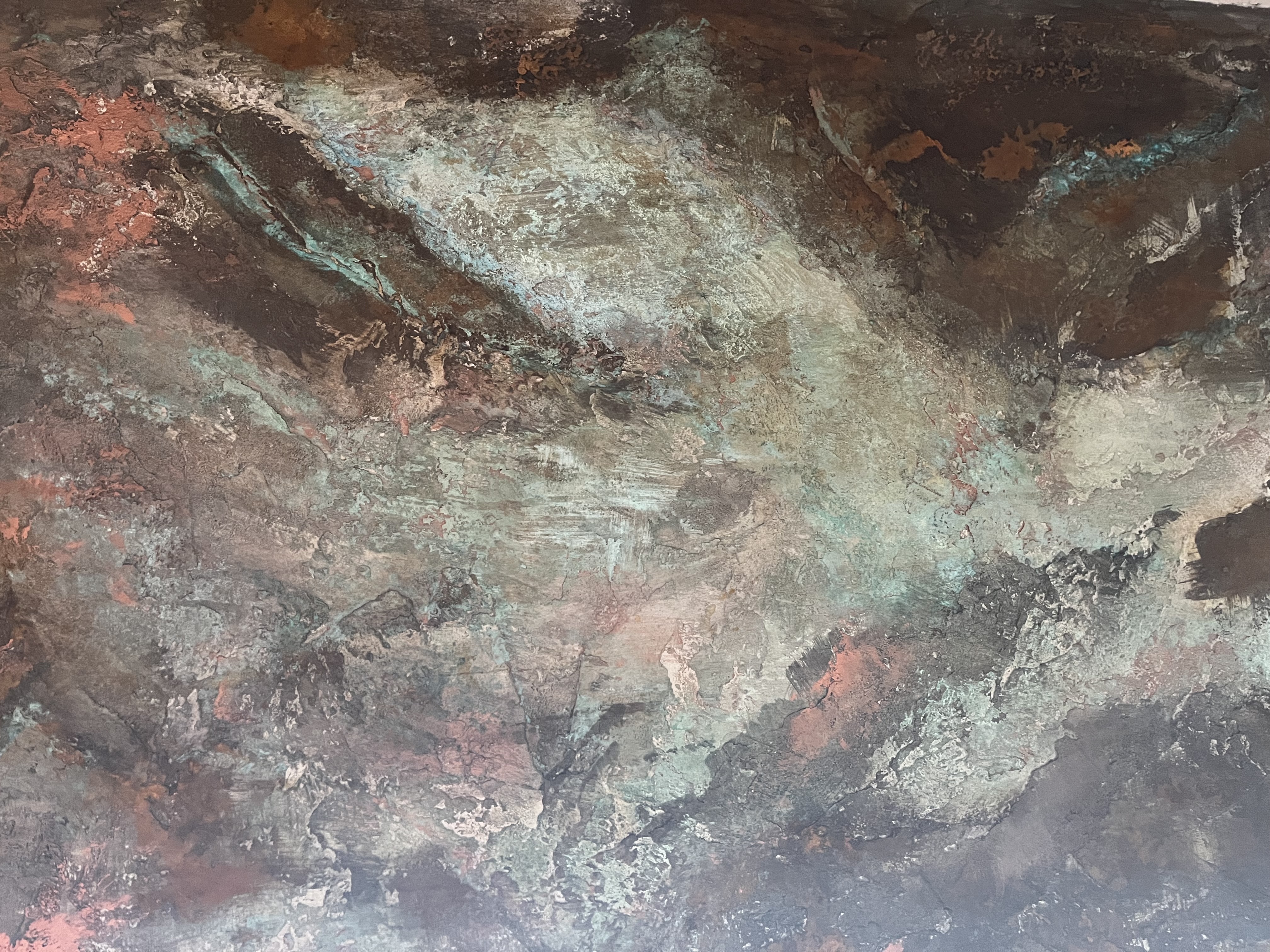 Vopsea Efect Oxidare ironic & Verderame – DuneWalls Vladimir Stanescu materiale Novacolor