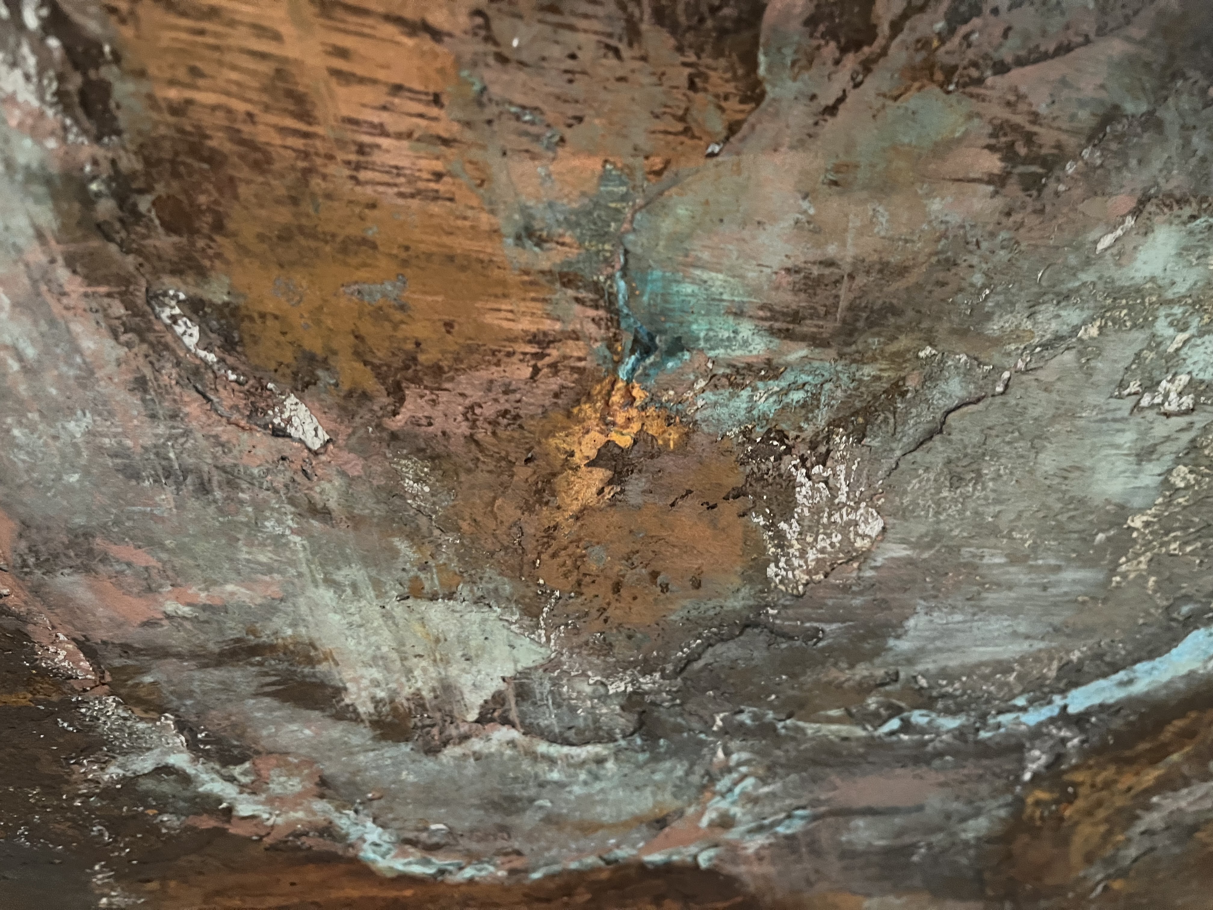 Vopsea Efect Oxidare ironic & Verderame – DuneWalls Vladimir Stanescu materiale Novacolor