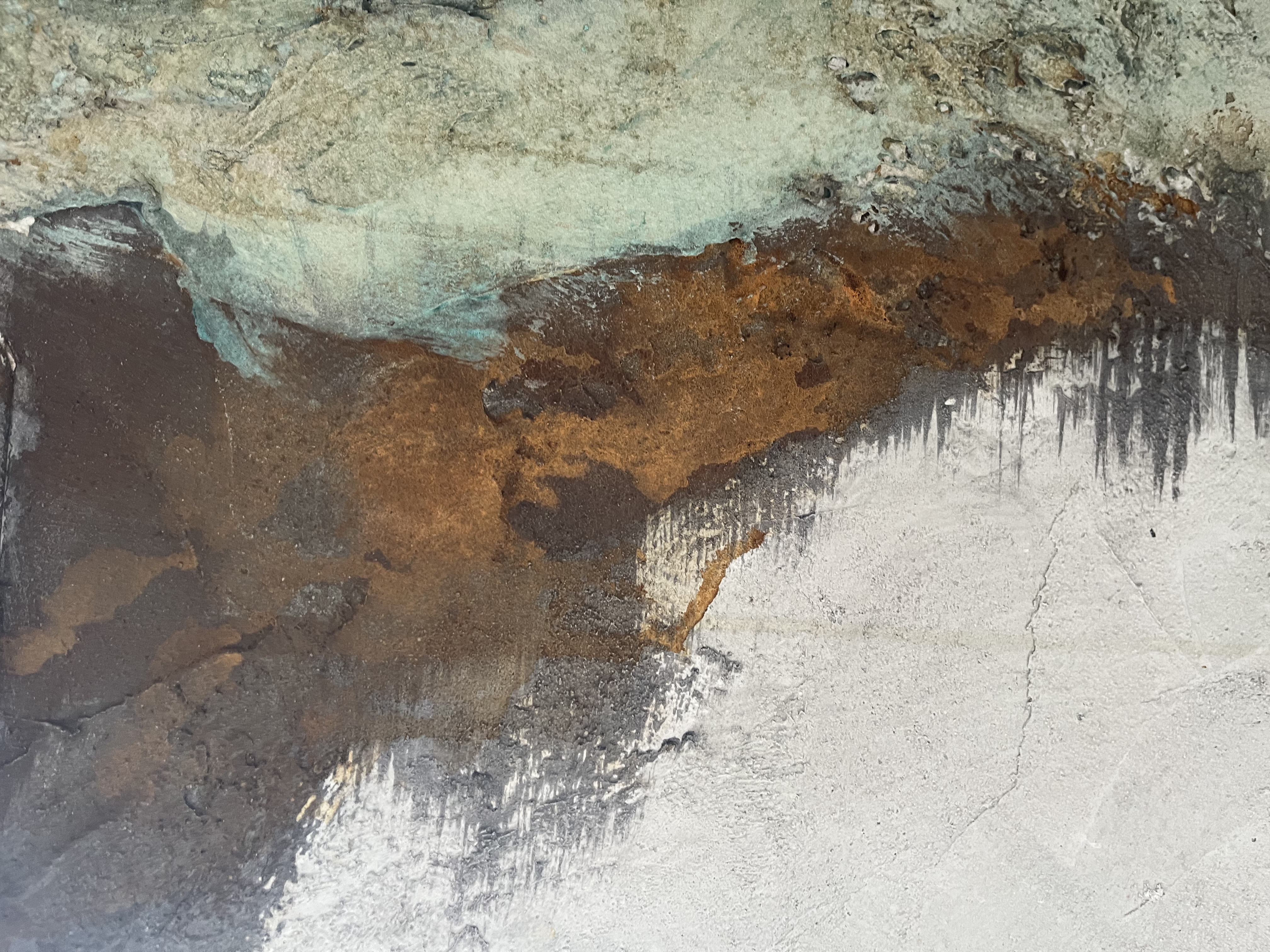 Vopsea Efect Oxidare ironic & Verderame – DuneWalls Vladimir Stanescu materiale Novacolor