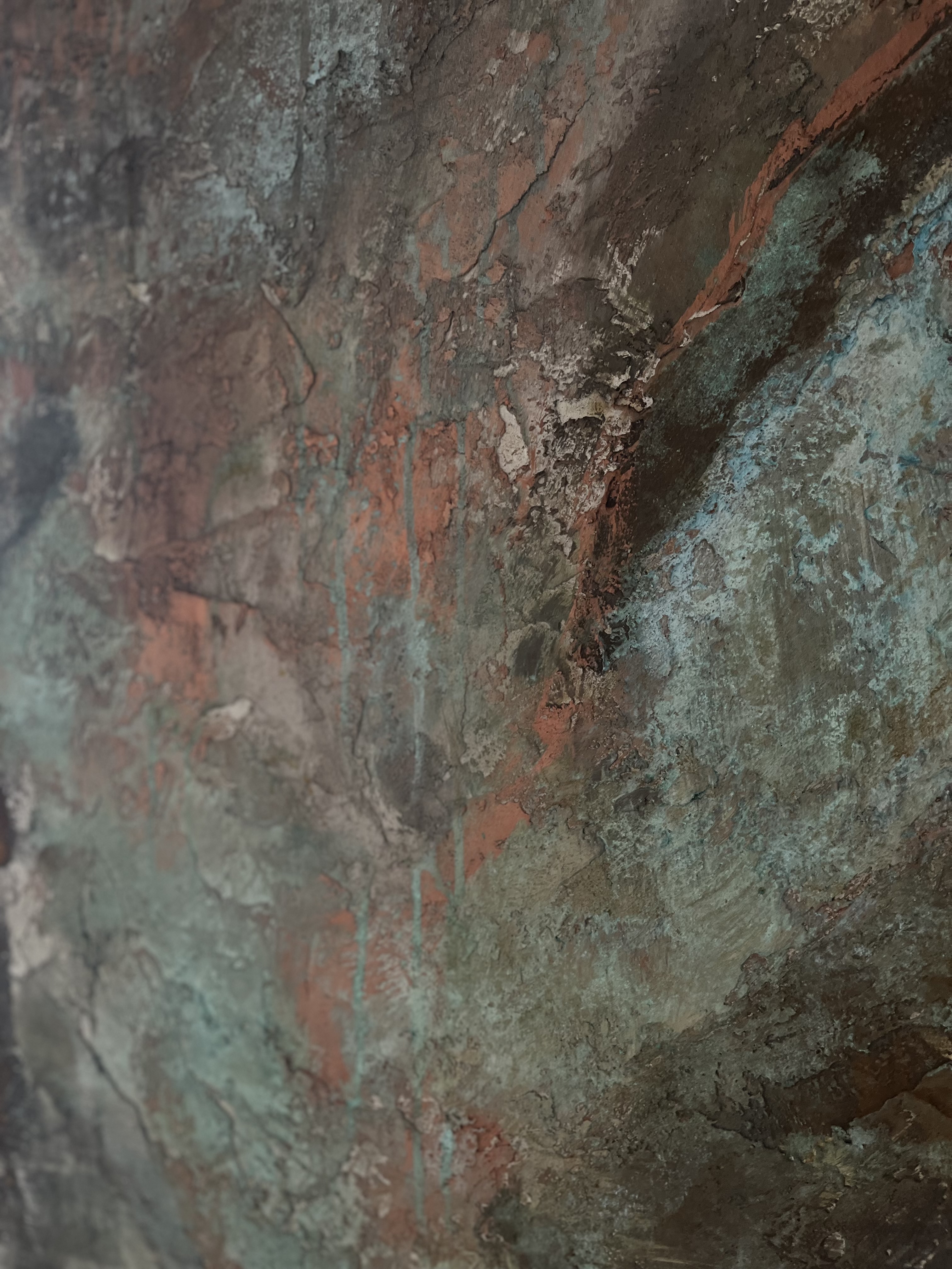 Vopsea Efect Oxidare ironic & Verderame – DuneWalls Vladimir Stanescu materiale Novacolor