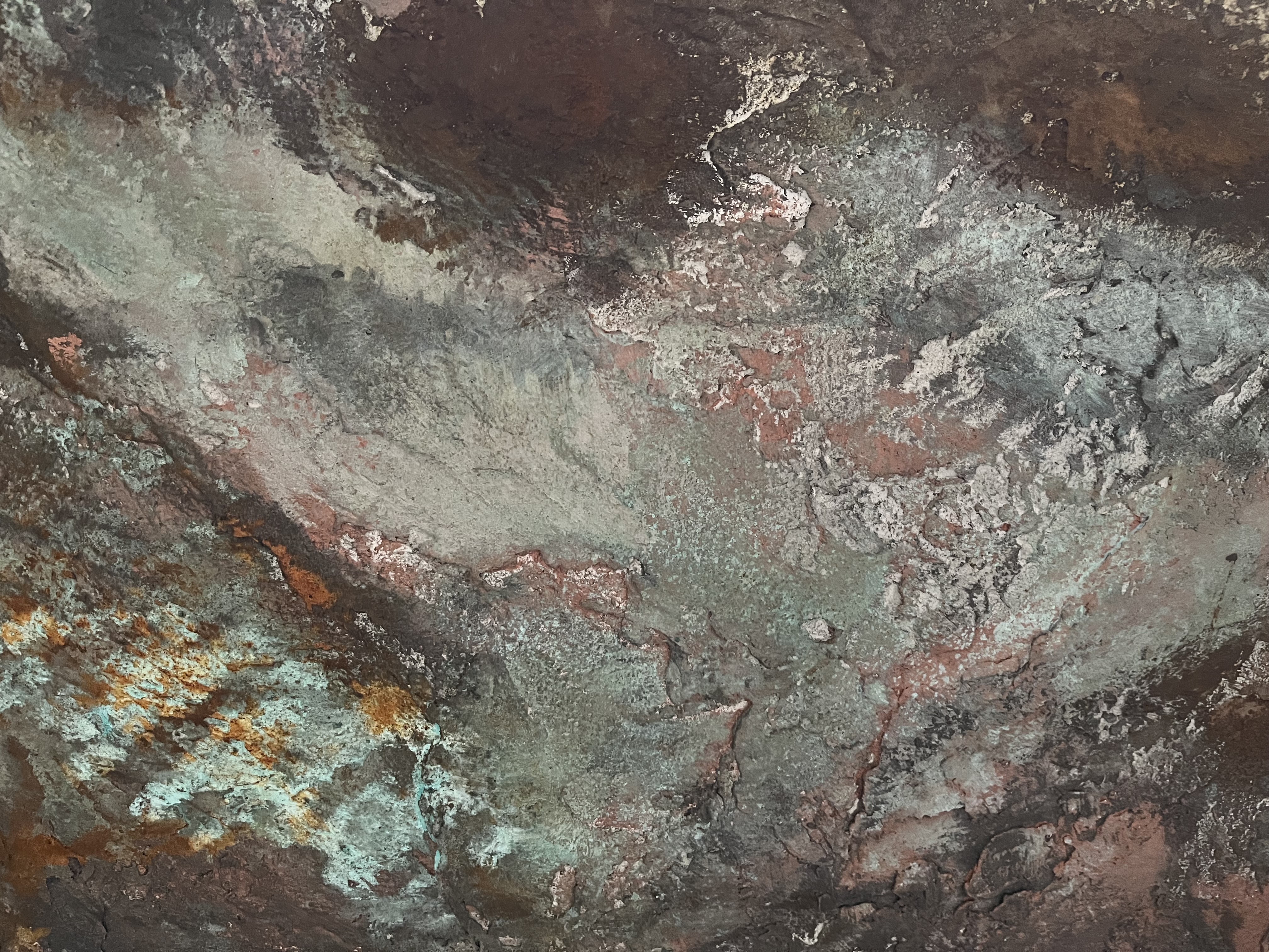 Vopsea Efect Oxidare ironic & Verderame – DuneWalls Vladimir Stanescu materiale Novacolor