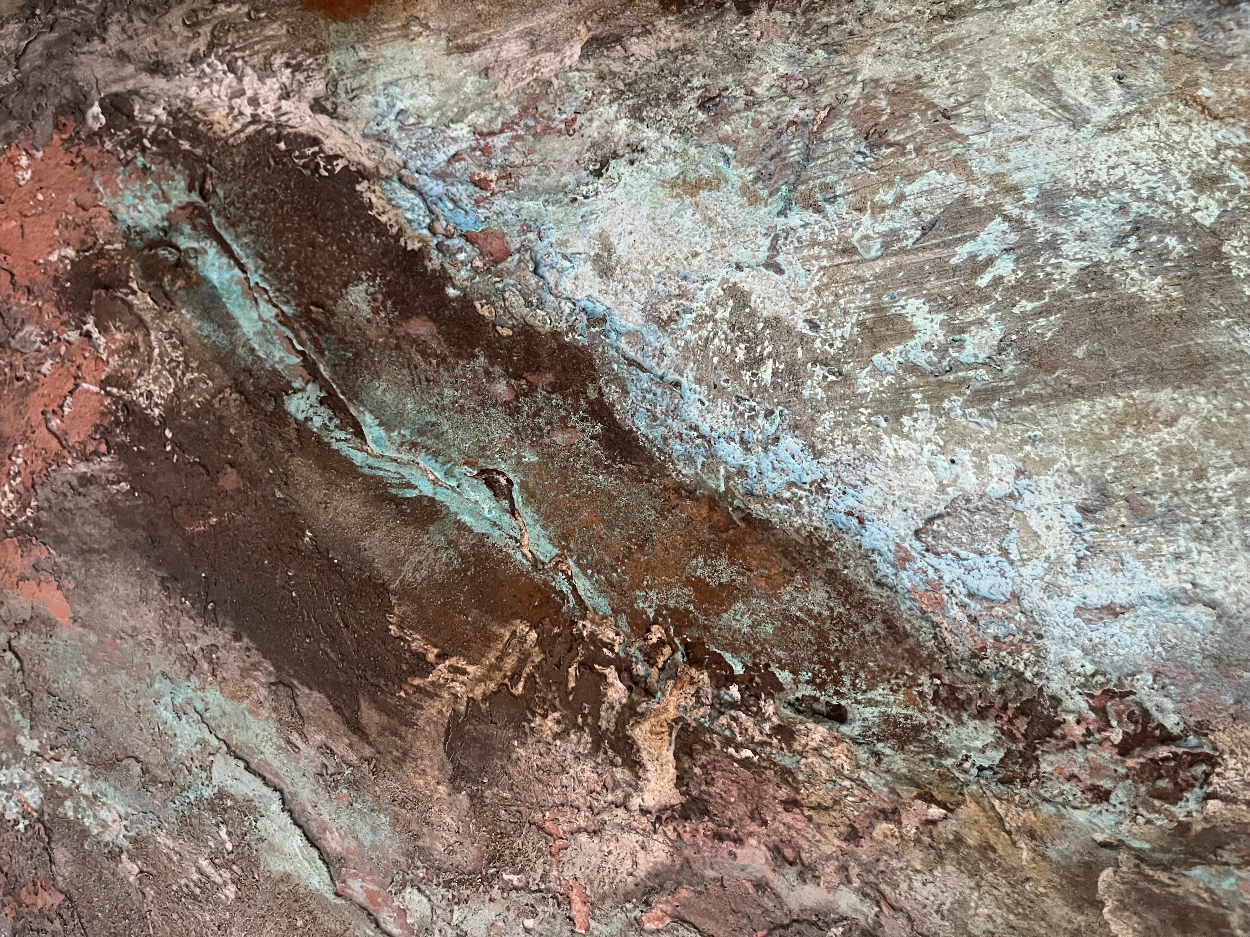 Vopsea Efect Oxidare ironic & Verderame – DuneWalls Vladimir Stanescu materiale Novacolor