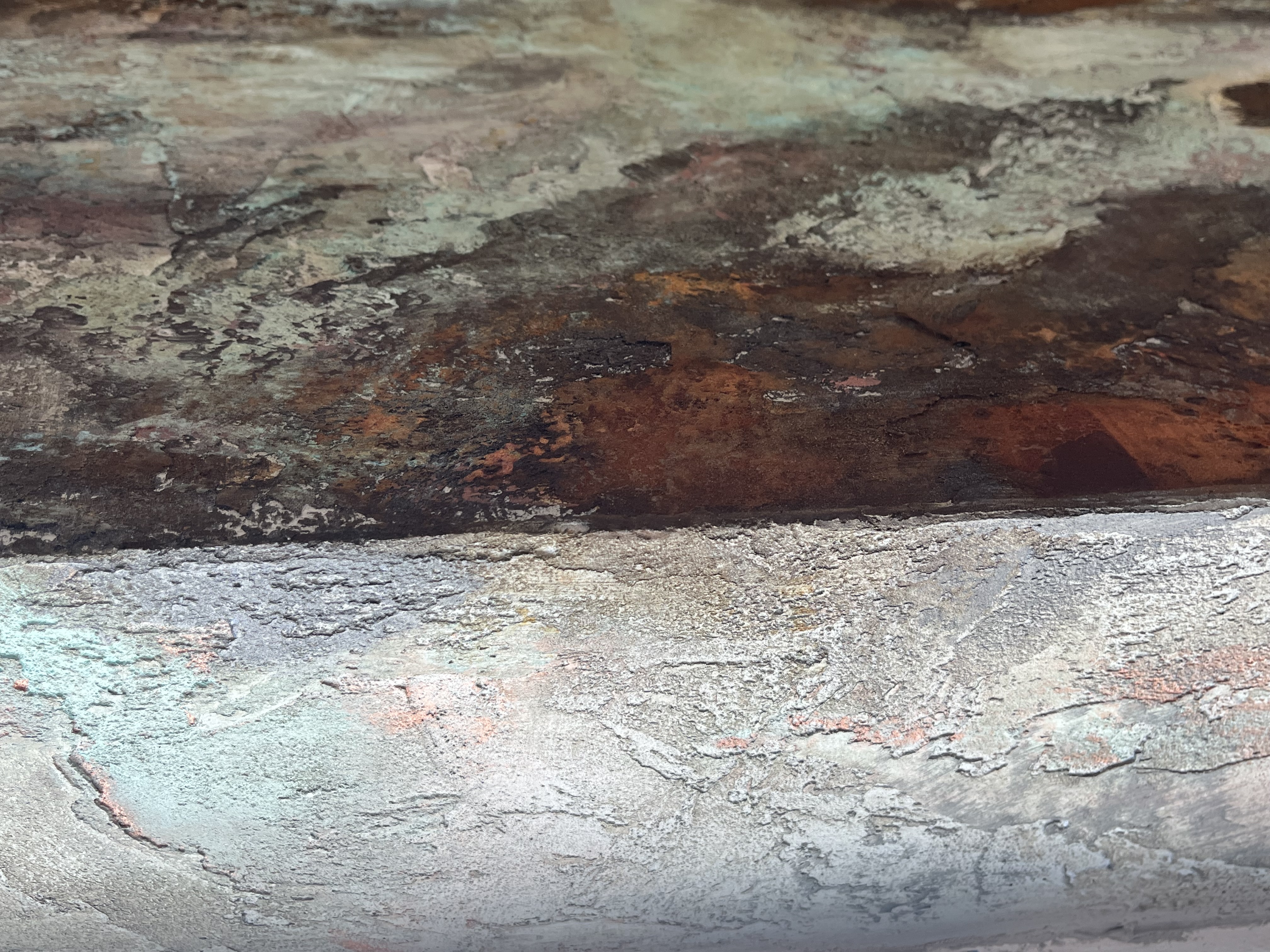Vopsea Efect Oxidare ironic & Verderame – DuneWalls Vladimir Stanescu materiale Novacolor