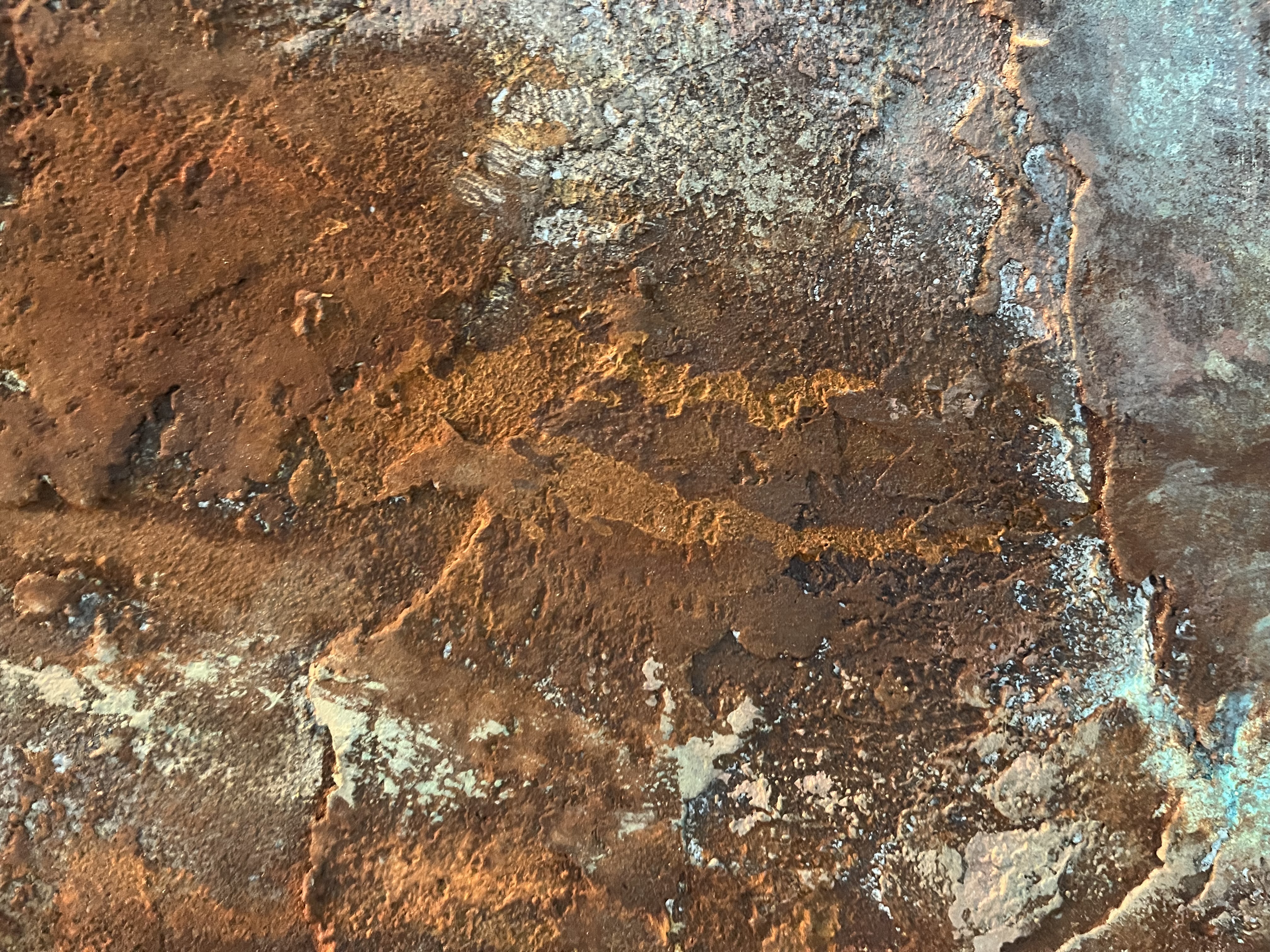Vopsea Efect Oxidare ironic & Verderame – DuneWalls Vladimir Stanescu materiale Novacolor